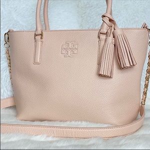 ✨Tory Burch Blush Pink Leather Tote